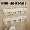 Punch-free wall-mounted living room clothes hanger load-bearing hook towel bathroom wall strong adhesive hanger