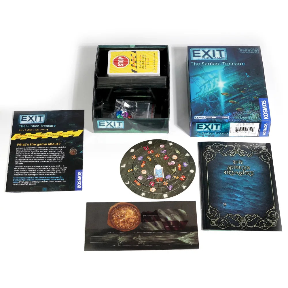 EXIT: Dead Man on the Orient Express, Mystery Solving Card Game, Family Games for Game Night, Party Games for Adults and Kids