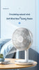 Fans Portable Desktop Fan Home Office Dormitory USB Rechargeable Small Electric Fan Air circulators High Wind Table Fan 7200mAh