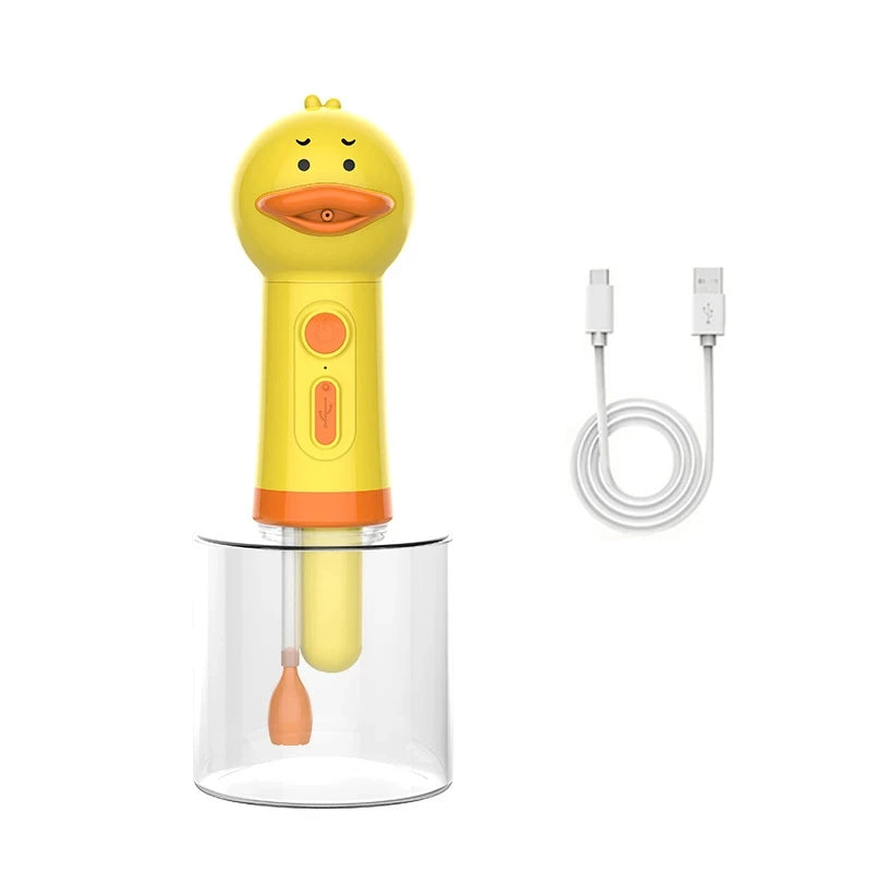 Yellow Duck Pet Cleaning Bathing Electric Foam Machine Usb Charging Automatic Soap Dispenser Foam Machine Pet Accessories