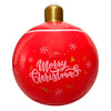 24 Inch PVC Inflatable Christmas Ball Outdoor Christmas Decorations Christmas Decorations Ball Holiday Yard Lawn Porch Decor