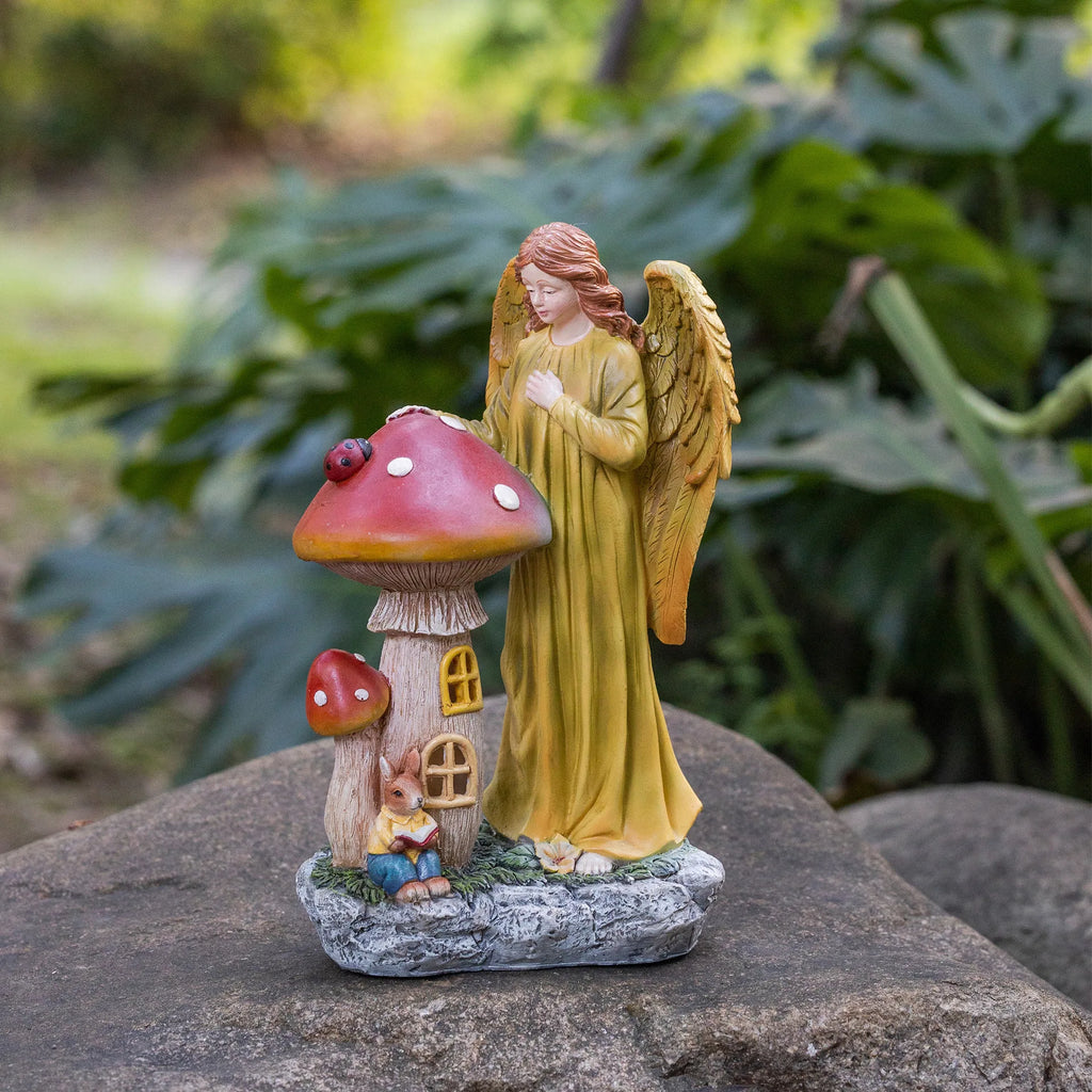 Home Decor American Thanksgiving Decorative Ornaments Autumn Harvest Solar Luminous Angels Large Decoration Decorative Gifts