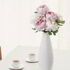 10 Pcs Artificial Flower Peony 11.8in Fake Flower Western Rose Tea Rose for Wedding Home Party Table Decor Christmas Decorations
