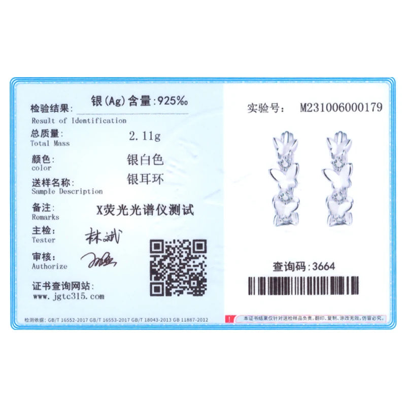 Ailmay 925 Sterling Silver Trendy Butterfly Zircon Hoop Earrings Charm Animal Ear Buckles For Women Christmas Gift Fine Jewelry