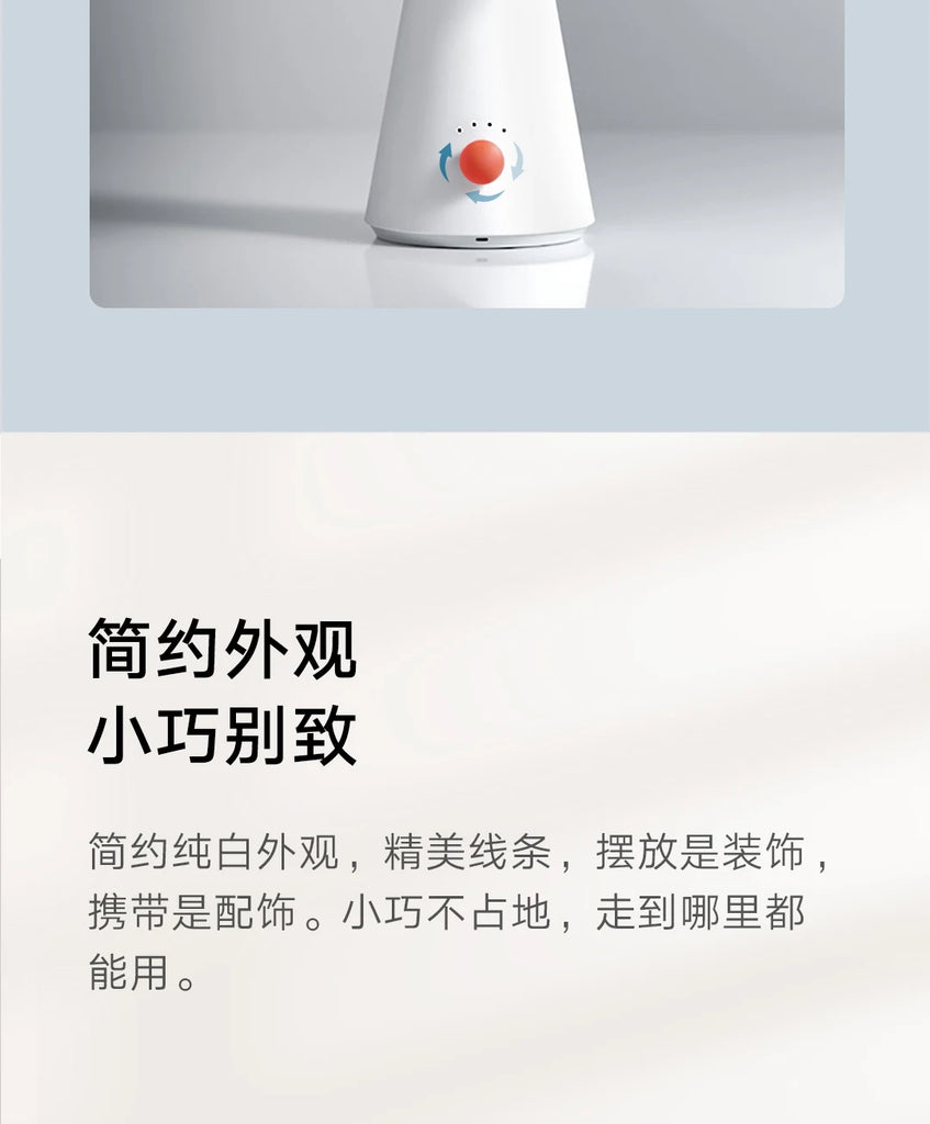 2022 New Xiaomi Mijia Desktop Mobile Fan Desktop / Handheld Dual-use, Soft Air For Office School Usb Charging 4000mAh