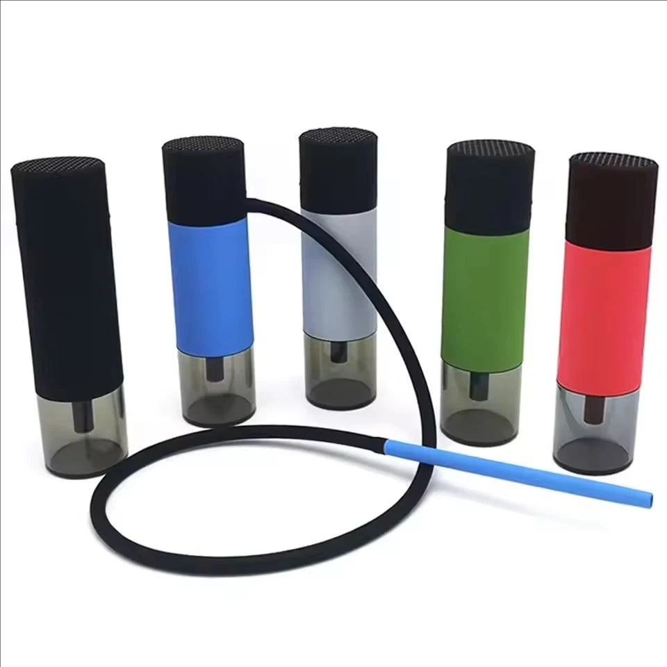 Portable Car Hookah Set with Silicone Hose Mini Shisha for Outdoor Travel Mobile Shisha Narguile Chicha Cachimbas