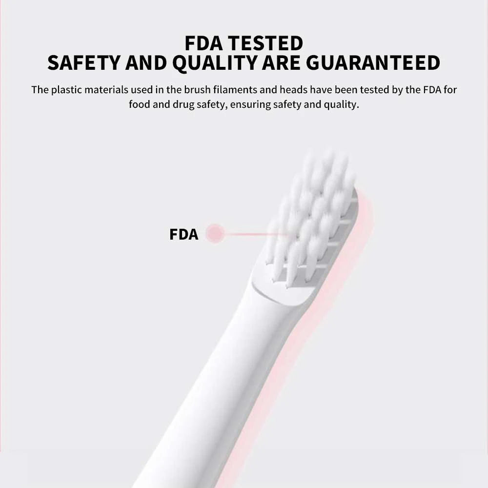 XIAOMI Mijia T100 Sonic Electric Toothbrush Mi Smart Waterproof Tooth Head Brush IPX7 Rechargeable USB for Teeth Brush Whitening