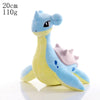 Pokemon Plush Toys Colorful Black Pikachu Aerodactyl Dragonite Charmeleon Lapras  Peluche Charizard Gengar Mewtwo Stuffed Doll