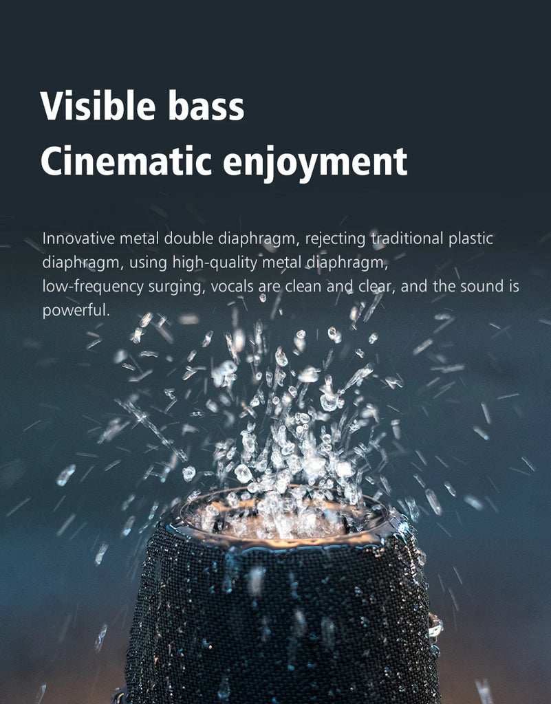 ZEALOT-S67 60W Portable Bluetooth Speaker Outdoor Party Speaker Big Loud Speaker Excellent Bass Performace Hifi speaker