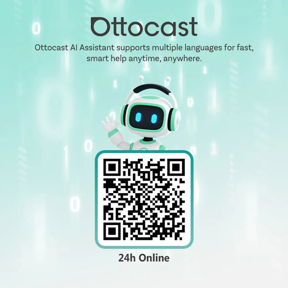 OTTOCAST Play2Video Pro Wireless Android Auto CarPlay Adapter USB Multimedia Video for Youtube Car Accessories for VW Benz Audi