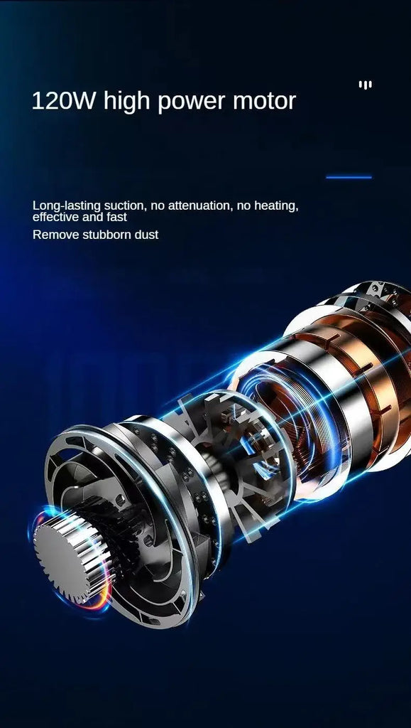 Handheld Home Vacuum Cleaner Rechargeable Portable Vacuum Cleaner Car Home Dual Purpose Wireless Dust Catcher Pet Hair 10000PA