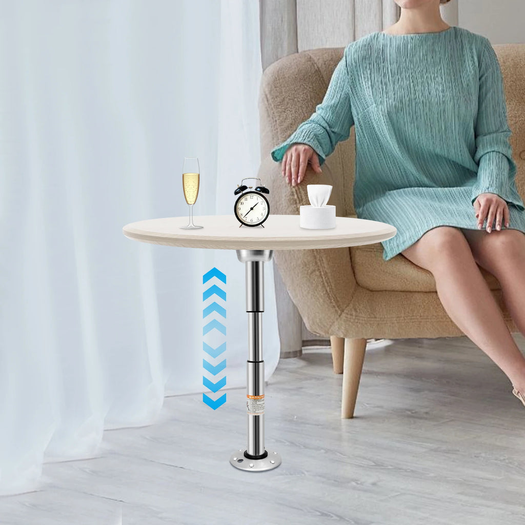 Adjustable Table Leg Rv Table Base Stand Motorhome Aluminum Table Stand 56-72cm For Workrooms, Kitchens Or Cabs, Etc