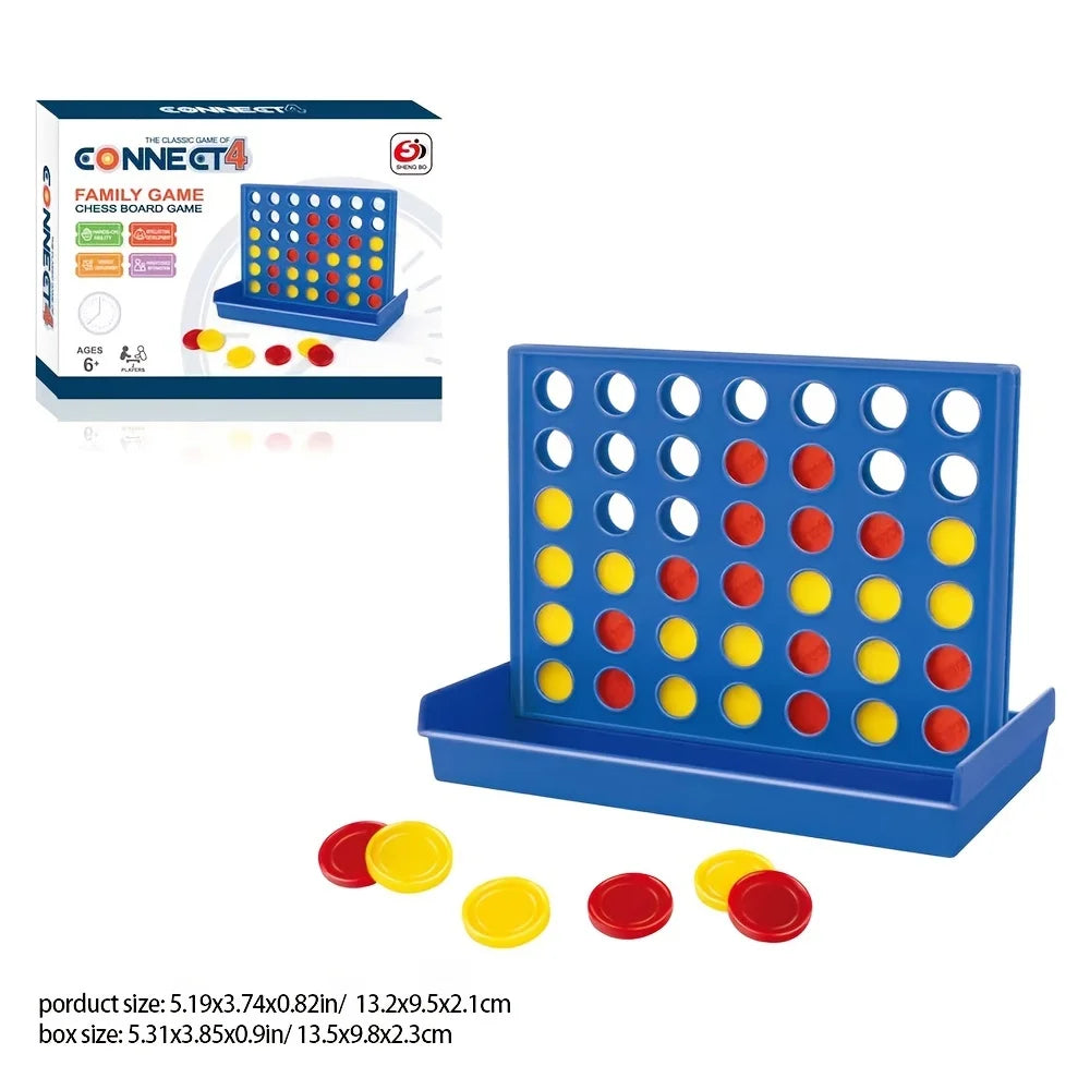 The Classic Game Of Connect 4  Game For 2 Players; Connect 4 Grid Get 4 In A Row Game For Kids Ages 6 And Up Backyard Games For