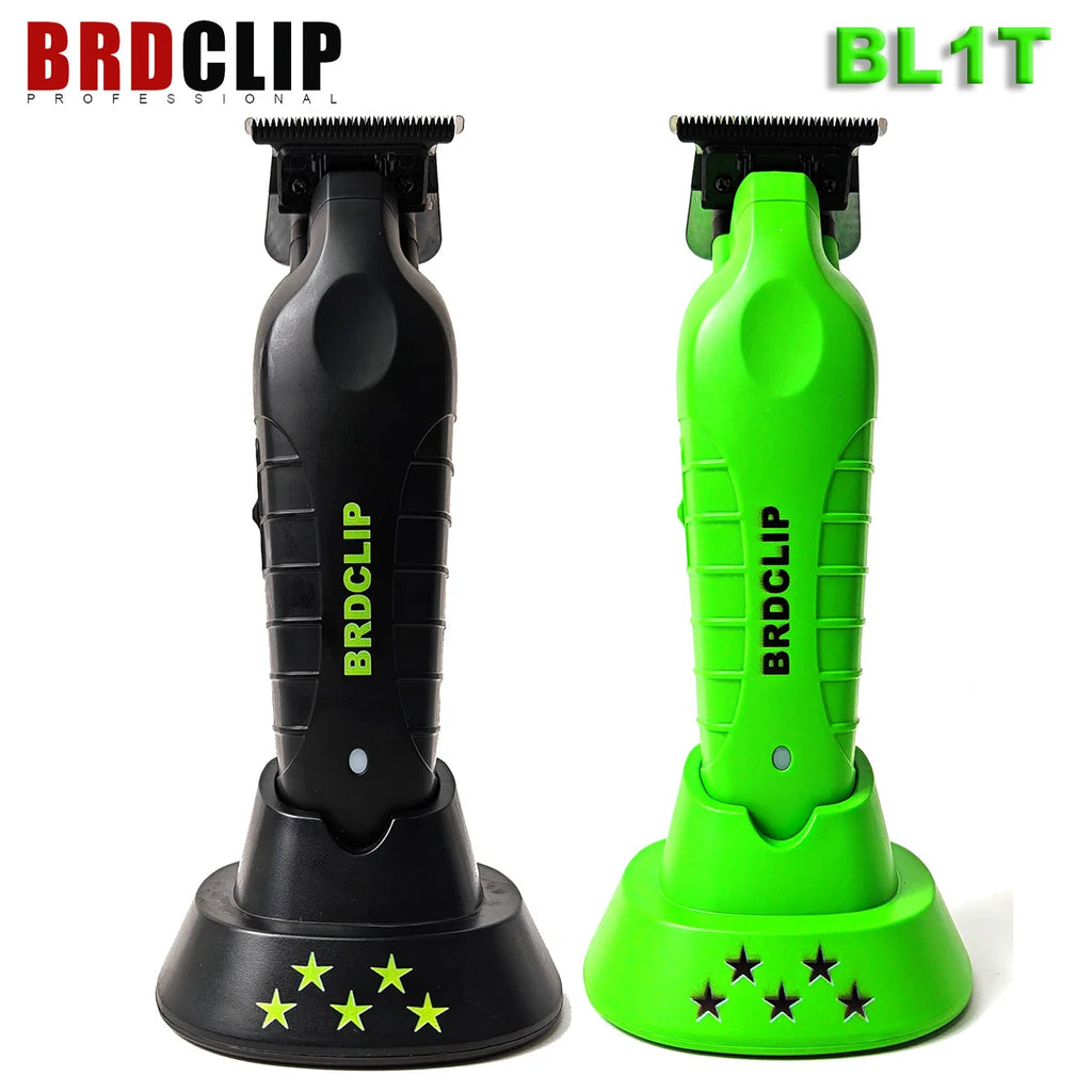 BRDCLIP BRD9615 9000PRM Professional Men's Hair Trimmer Barber Finish Electric Clipper DLC Blue Blade Hair Cutting Machine