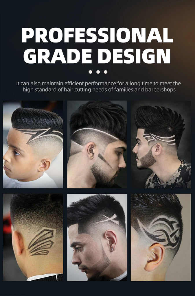 Kemei KM2299 Professional Hair Clipper 0mm Zero Gapped Carving Clipper Men's Cordless Hair Trimmer Electric Hair Cutting Machine