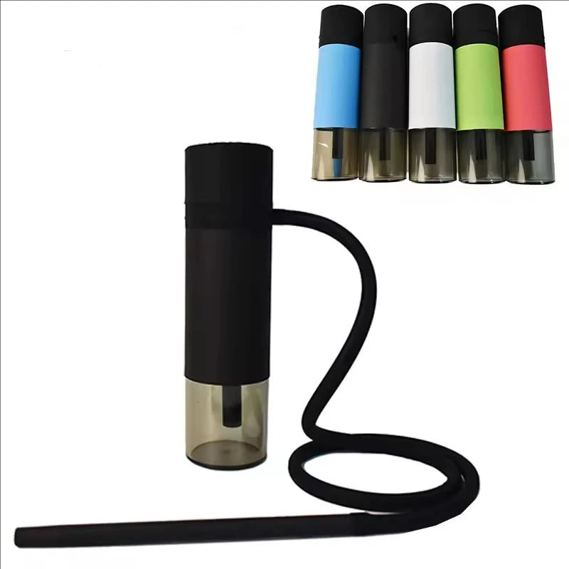 Portable Car Hookah Set with Silicone Hose Mini Shisha for Outdoor Travel Mobile Shisha Narguile Chicha Cachimbas