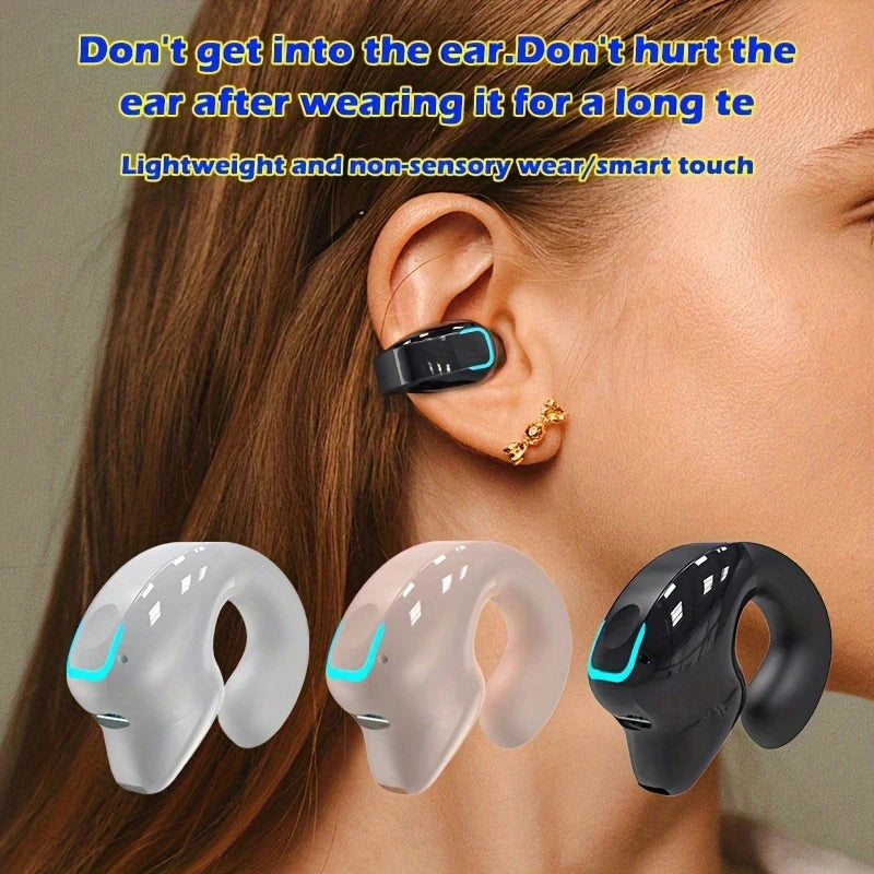 GD28 Bluetooth Headset Clip Ear Not Into The Ear Wireless Headset Stereo Sound Business Sports Fitness Running Single Headset