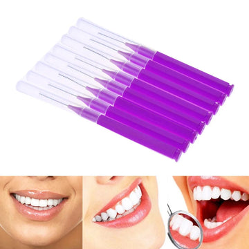 8-40PCS Interdental Brushes Dental Floss Toothpick Orthodontic Braces Brush Tooth Cleaning Tool Teeth Oral Care