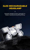 5LED Bright Headlamp Rechargeable Waterproof Adjustable 4Modes Lightweight for Outdoor Camping Running Hiking