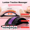 Back Stretcher Multi-Level Adjustable Massager Waist Neck Fitness Lumbar Cervical Spine Cervical Spine Support Massager Tools