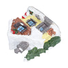 Christmas Decorations Winter Snow Christmas Houses Miniature Indoor Village Building Santa Houses Decor with Warm LED Light
