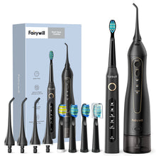 تحميل الصورة إلى عارض المعرض، Fairywill Water Flossers for Teeth 300ML Oral Irrigator Rechargeable Portable Dental 3 Modes Water Tank Waterproof Teeth Cleaner