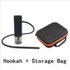 Portable Car Hookah Set with Silicone Hose Mini Shisha for Outdoor Travel Mobile Shisha Narguile Chicha Cachimbas