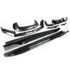 For BMW X5M F85 Body Kits Front Lip Rear Spoiler Side Skirts Carbon Look 2014-2018
