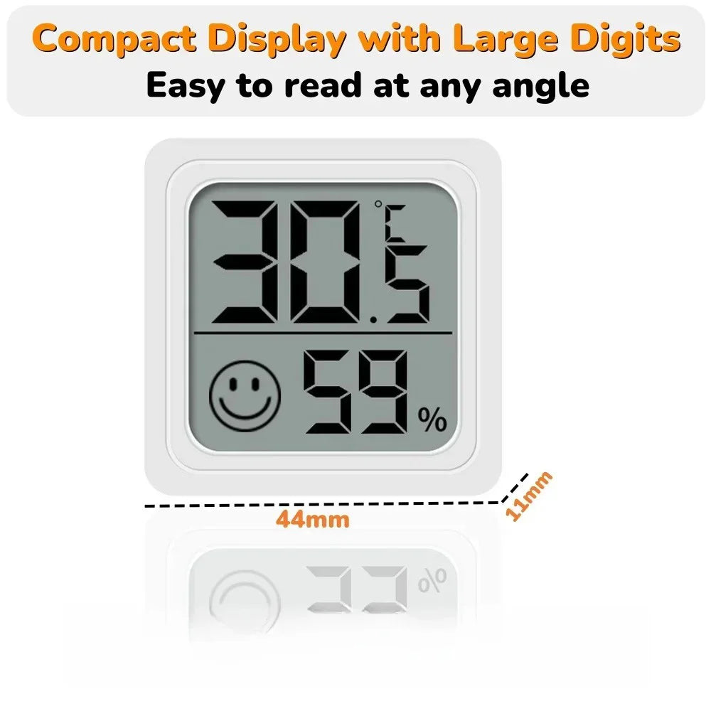 Mini LCD Digital Thermometer Hygrometer Indoor Convenient Electronic Temperature Hygrometer Sensor Meter Household Thermometer