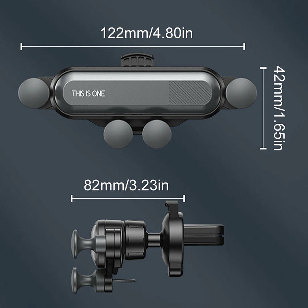 Maximum Safety Car Mobile Phone Holder  5 Point Support Design  Stable and Anti Slip  Fits 4 7 6 5 inch Smartphones