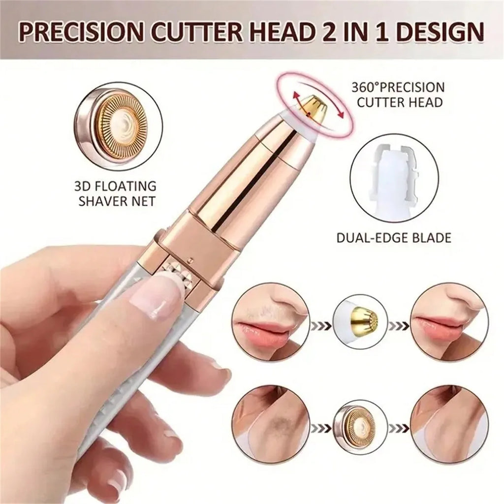 Portable Lipstick Shaped Electric Hair Remover For Women Painless And Effective Facial Hair Removal Home Razor Shaver Tool
