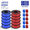 JAYO PLA + 3D Filament 1.75MM 10 Rolls PLA PLUS 3D Printer Filament Neatly Wound 3D Printing Filament 1.1kg Spool High Toughness