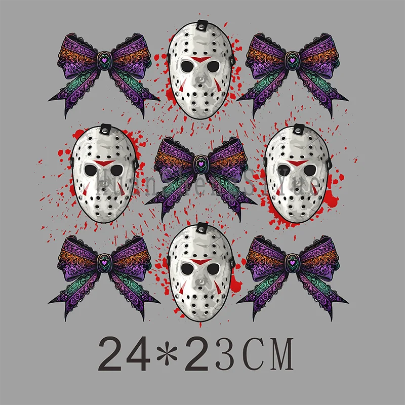 Ironed Sticker Clothing DTF Thanksgiving Halloween Fashion T-shirt Hoodie DIY Jacket Patch Is Waterproof