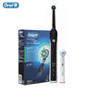Oral B Pro 4000 Electric Toothbrush Rechargeable 3D Visible Pressure Sensor 4 Modes Sonic Tooth Brush for Adults Oral Cleaning