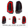LED Tail Lights for Chrysler 300 300C 300S 2011-2014 Dynamic Signal Start-up Animation Pair Black Rear Lamps Assembly