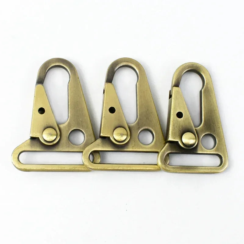 2/4/10Pcs Meetee 25/32/38mm Metal Buckles Bag Strap Snap Trigger Hook Dog Collar Clasp Carabiner Buckle DIY Hardware Accessories
