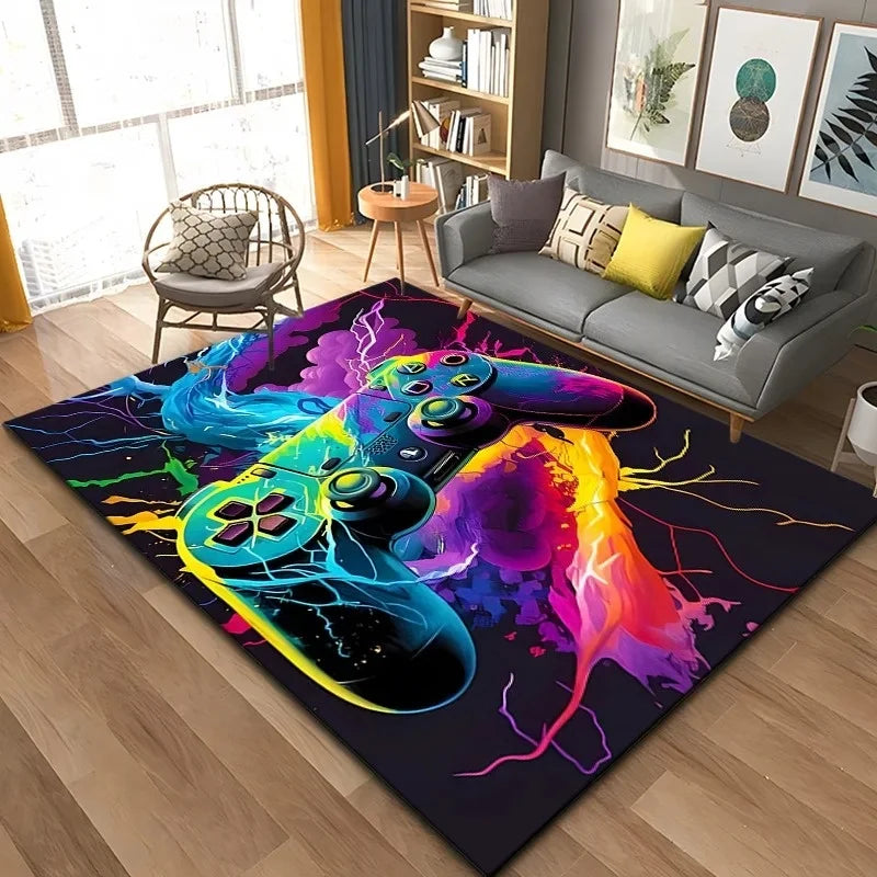 3D Game Controller Carpet Anime Carpet Living Room Decoration Rugs for Bedroom Carpets for Super Sized Gaming Carpet