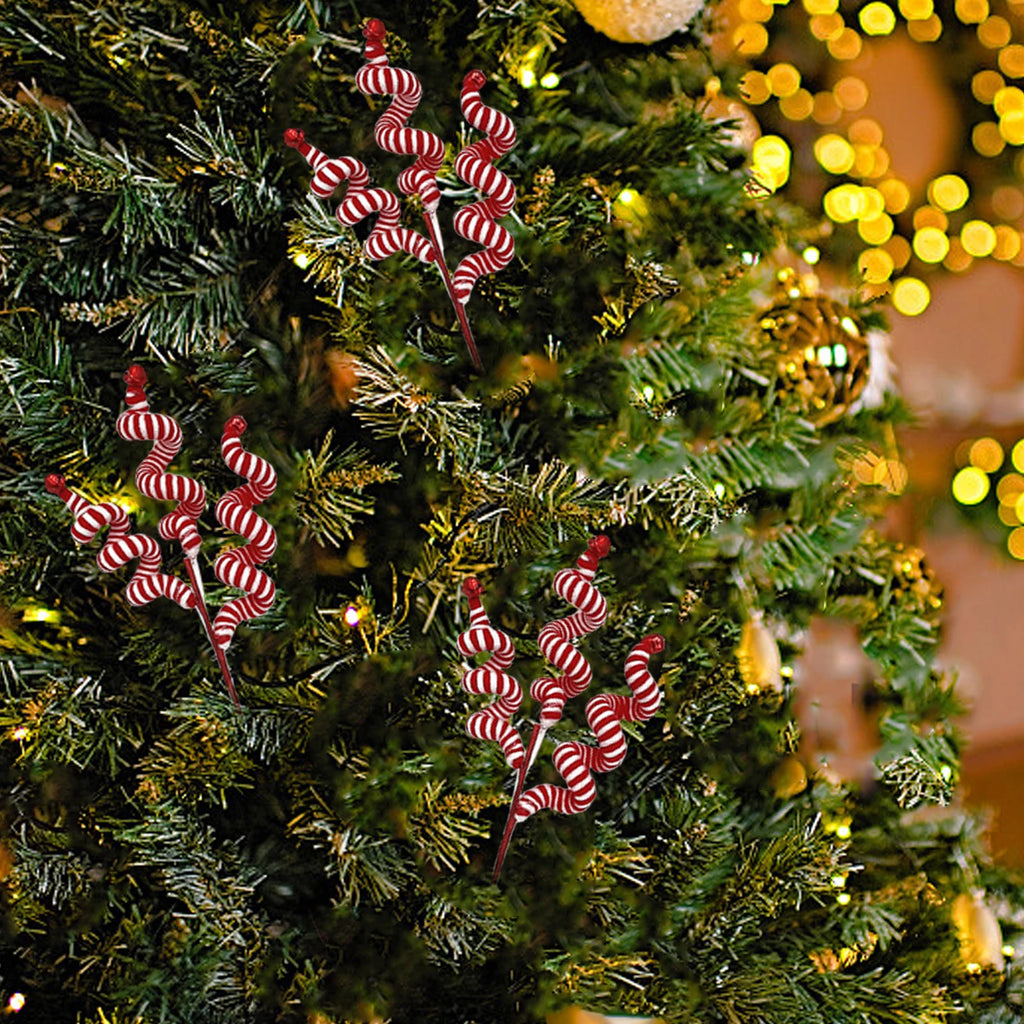 Christmas Decorations Christmas Wool Bell Cuttings Wool Cuttings 35cm Red and White C Bell Can Ring