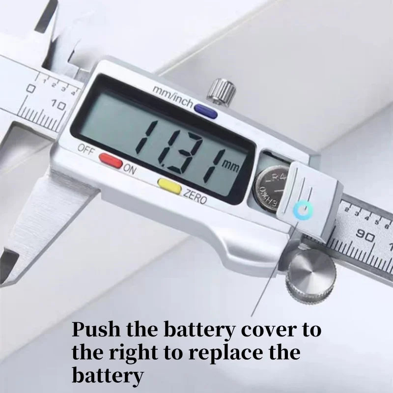 Digital Caliper,Stainless Steel Construction with Large LCD Screen,150mm/0-6 Inches,Industrial grade, high-precision tool