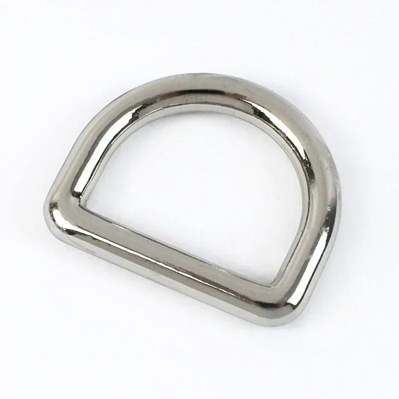 10Pcs 10-50mm Metal O D Rings Buckles for Bag Strap Belt Pet Dog Leash Backpack Webbing Ring Clasp DIY Leather Craft Accessories