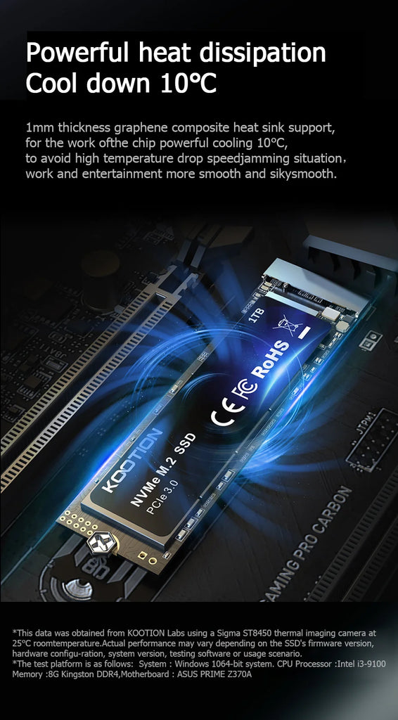 KOOTION X15 M.2 SSD 256GB 512GB 1TB SSD Solid State Drive M2 SSD M.2 NVMe PCIe Internal Hard Disk For Laptop Desktop MSI Dell HP