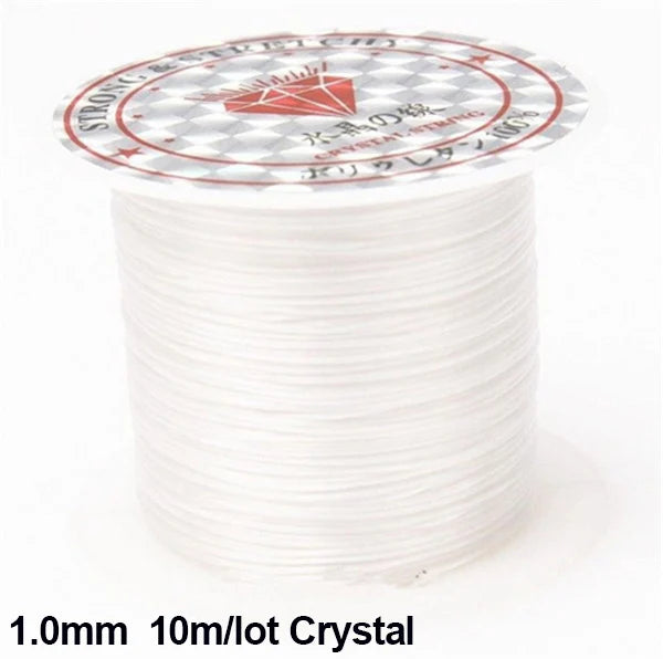 100m Strong Elastic Crystal Beading Thread Cord Jewelry Making Necklace Bracelet DIY Beads String Stretchable Thickness 0.5-1mm