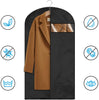 Thick Garment Suit Hanger Cover Bag with Zipper, Closet Storage Dust Coat Cover for Hanging Clothes, Breathable Dress Gown Bag