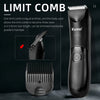 Kemei Groin Area Hair Trimmer Body Hair Hygiene Razor Ceramic Blade Waterproof Wet Dry Clippers Electric Shaving Machine KM-1838