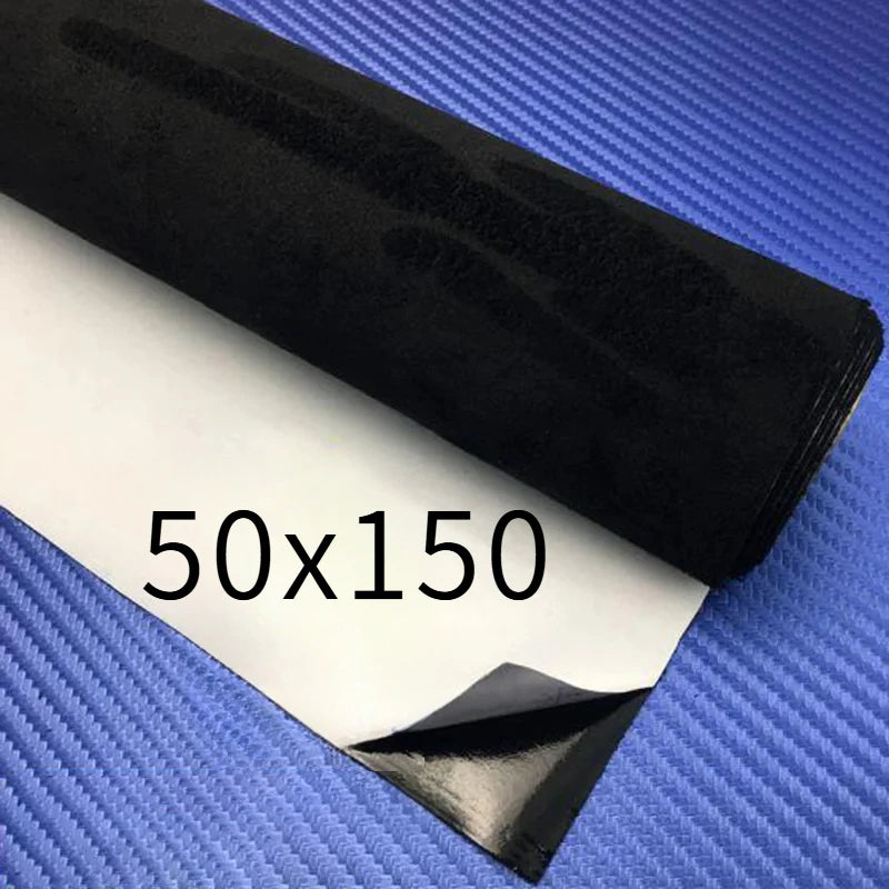 Self Adhesive Suede Fabric Faux Suede Leather For Jewelry Craft Decor Self-Adhesive Film For Car Suede Indoor Styling Decal