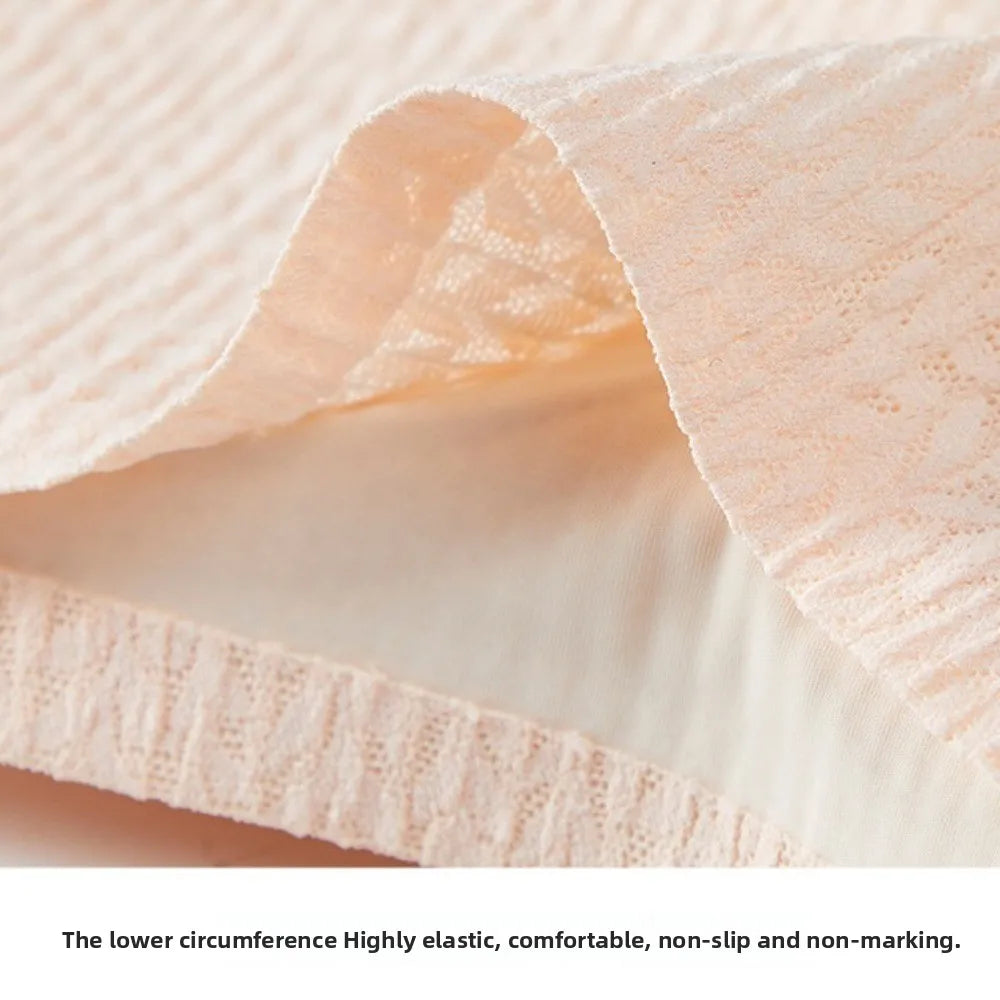 Lingerie Adjustable Wireless Bra Close-fitting Elastic Traceless Brassiere for Women Anti-sagging Gathered Breasts