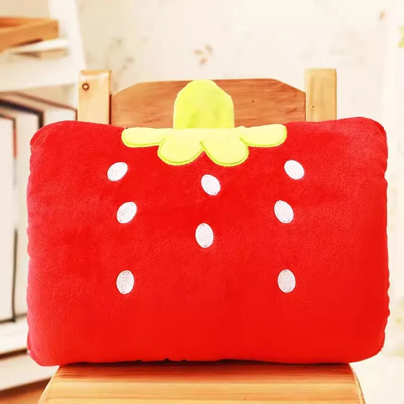 Lovely Gray Cat Kitten Panda Frog Strawberry Pig Cute Animal Soft Stuffed Plush Toy Hand Warm Girl Boy Birthday Christmas Gift