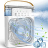 Summer Cooling Fan 3 In 1 Portable Desktop Humidifier USB Mini Air Conditioners Night Light Water Mist For Home, Office