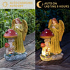 Home Decor American Thanksgiving Decorative Ornaments Autumn Harvest Solar Luminous Angels Large Decoration Decorative Gifts
