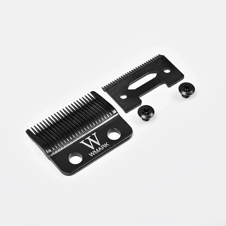 WMARK W-13 DLC FADE Hair Clipper Spare Blade 440C Stainless Steel Powder Metallurgy Ceramic Moving Blade Replacing Accessories